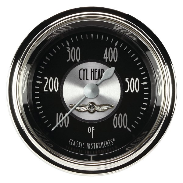Classic Instruments® - All American Tradition Series 2-1/8" Cylinder Head Temperature Gauge, 100-600 F