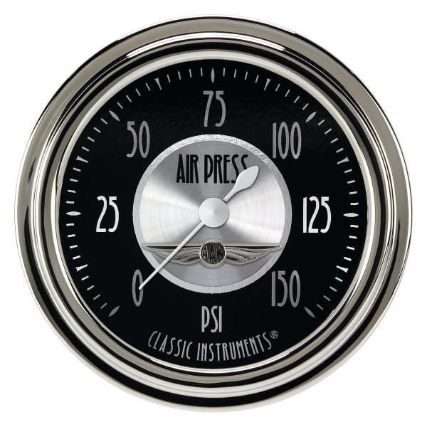 Classic Instruments® - All American Tradition Series 2-5/8" Air Pressure Gauge, 150 psi