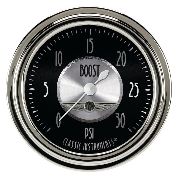Classic Instruments® - All American Tradition Series 2-5/8" Boost Gauge, 30 psi