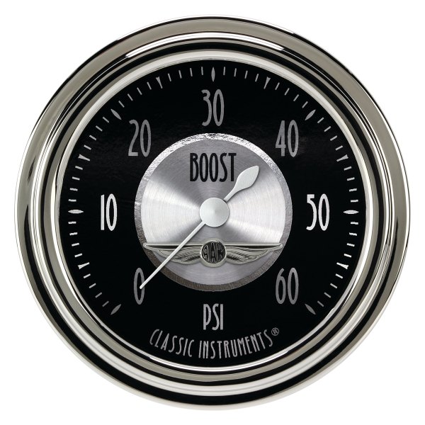 Classic Instruments® - All American Tradition Series 2-5/8" Boost Gauge, 60 psi