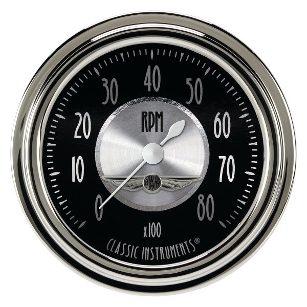 Classic Instruments® - All American Tradition Series 2-5/8" Tachometer, 8,000 RPM