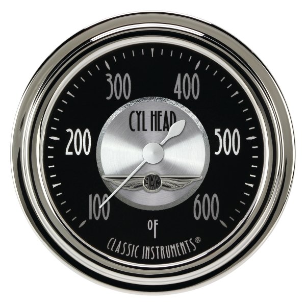 Classic Instruments® - All American Tradition Series 2-5/8" Cylinder Head Temperature Gauge, 100-600 F