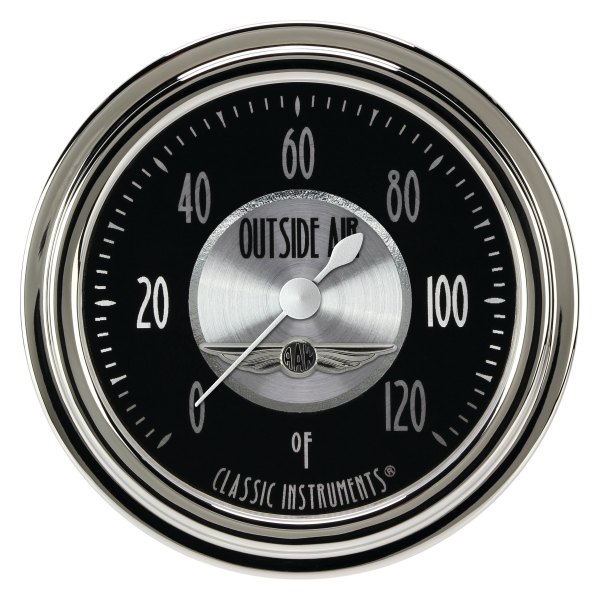 Classic Instruments® - All American Tradition Series 2-5/8" Air Temperature Gauge, 120 F
