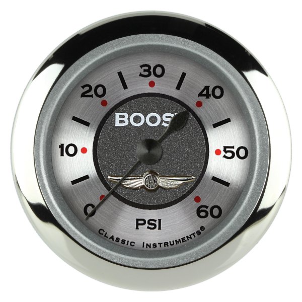 Classic Instruments® - All American Series 2-1/8" Boost Gauge, 60 psi