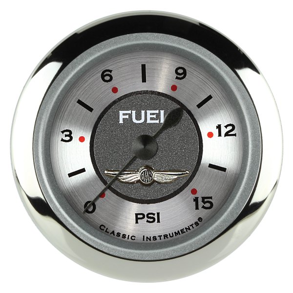 Classic Instruments® - All American Series 2-1/8" Fuel Pressure Gauge, 15 psi