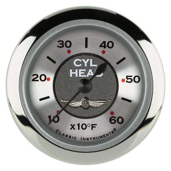 Classic Instruments® - All American Series 2-1/8" Cylinder Head Temperature Gauge, 100-600 F