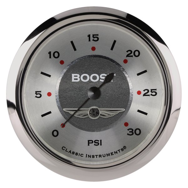 Classic Instruments® - All American Series 2-5/8" Boost Gauge, 30 psi