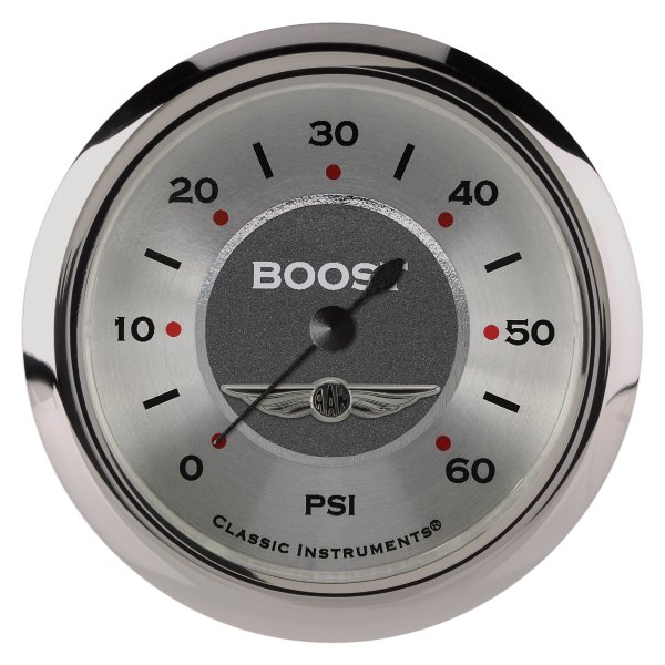 Classic Instruments® - All American Series 2-5/8" Boost Gauge, 60 psi