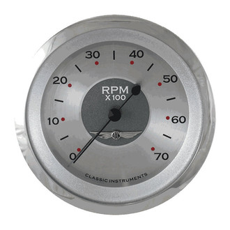 Classic Instruments® - All American Series 3-3/8" Tachometer, 7,000 RPM