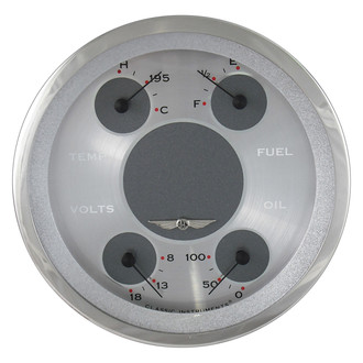 Classic Instruments® - All American Series Quad Gauge, 8-18 V