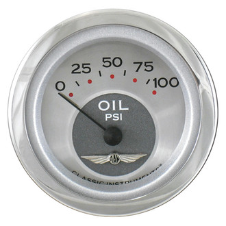 Classic Instruments® - All American Series 2-1/8" Oil Pressure Gauge, 100 psi