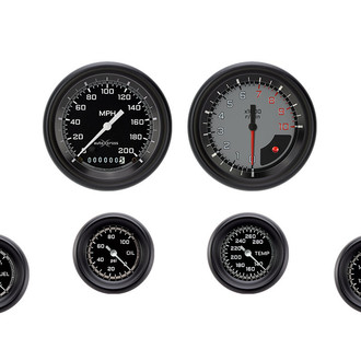 Classic Instruments® - AutoCross Series 3-3/8" Custom 6-Gauge Set