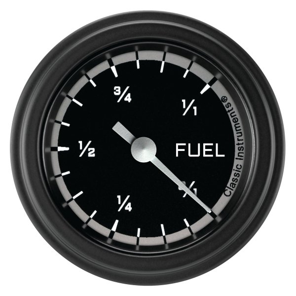 Classic Instruments® - AutoCross Gray Series 2-1/8" Fuel Level Gauge, Programmable
