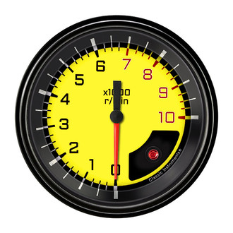 Classic Instruments® - AutoCross Series 3-3/8" Tachometer, 10,000 RPM
