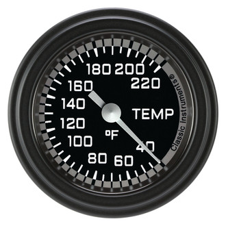 Classic Instruments® - AutoCross Series 2-1/8" Eliminator Temperature Gauge