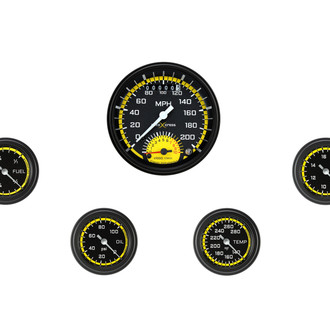 Classic Instruments® - AutoCross Series 3-3/8" Custom 5-Gauge Set