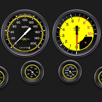 Classic Instruments® - AutoCross Series 4-5/8" Custom 6-Gauge Set