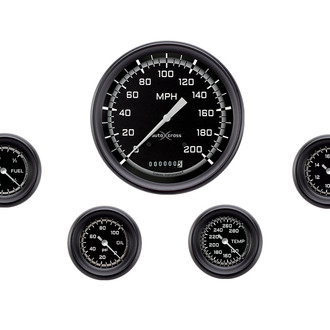 Classic Instruments® - AutoCross Series 4-5/8" Custom 5-Gauge Set