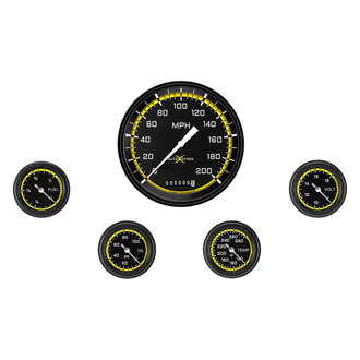 Classic Instruments® - AutoCross Series 4-5/8" Custom 5-Gauge Set