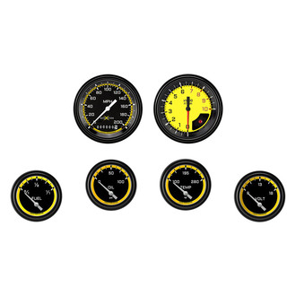 Classic Instruments® - AutoCross Series 3-3/8" Custom 6-Gauge Set
