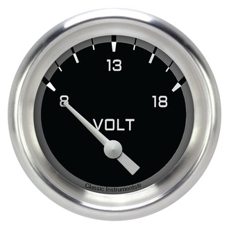 Classic Instruments® - AutoCross Series 2-5/8" Voltmeter, 8-18 V