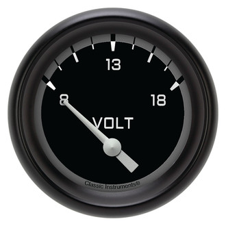 Classic Instruments® - AutoCross Series 2-5/8" Voltmeter, 8-18 V