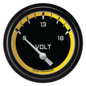 Classic Instruments® - AutoCross Series 2-5/8" Voltmeter, 8-18 V