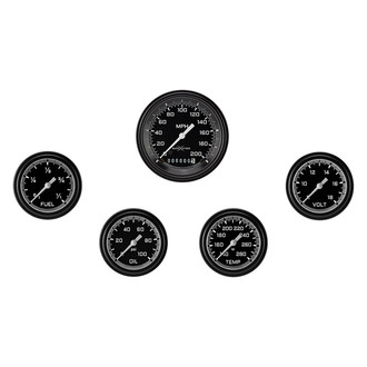 Classic Instruments® - AutoCross Series 3-3/8" Custom 5-Gauge Set