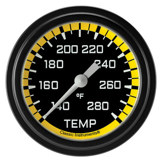 Classic Instruments® - AutoCross Series 2-5/8" Water Temperature Gauge