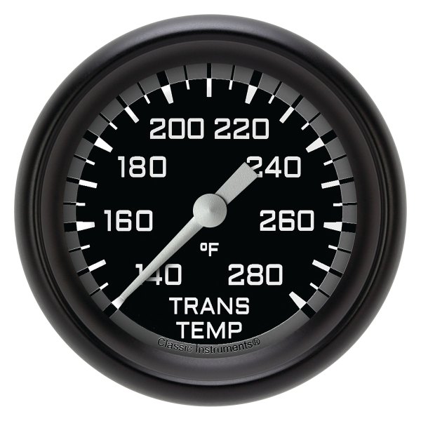 Classic Instruments® - AutoCross Gray Series 2-5/8" Transmission Temperature Gauge
