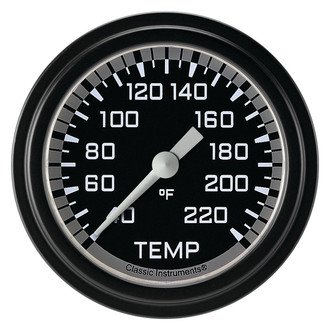 Classic Instruments® - AutoCross Series 2-5/8" Eliminator Temperature Gauge