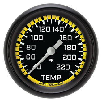 Classic Instruments® - AutoCross Series 2-5/8" Eliminator Temperature Gauge