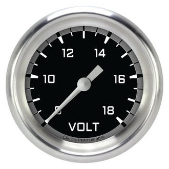 Classic Instruments® - AutoCross Series 2-5/8" Voltmeter, 8-18 V