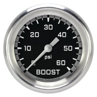 Classic Instruments® - AutoCross Series 2-5/8" Boost Gauge, 60 psi