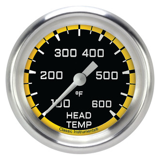 Classic Instruments® - AutoCross Series 2-5/8" Cylinder Head Tempature Gauge