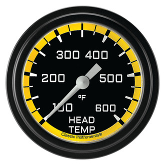 Classic Instruments® - AutoCross Series 2-5/8" Cylinder Head Tempature Gauge