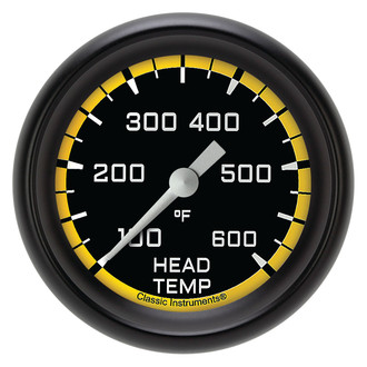 Classic Instruments® - AutoCross Series 2-5/8" Cylinder Head Tempature Gauge