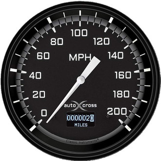 Classic Instruments® - AutoCross Series 4-5/8" Speedometer, 200 MPH
