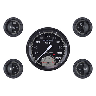 Classic Instruments® - AutoCross Series 4-5/8" Custom 5-Gauge Set