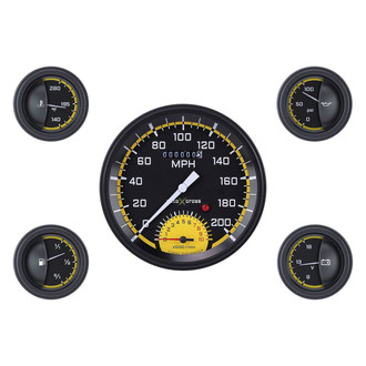 Classic Instruments® - AutoCross Series 4-5/8" Custom 5-Gauge Set