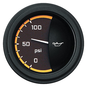 Classic Instruments® - AutoCross Series 2-1/8" Oil Pressure Gauge, 100 psi