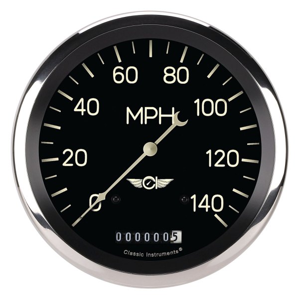 Classic Instruments® - Classic Series 4-5/8" Speedometer, 140 MPH