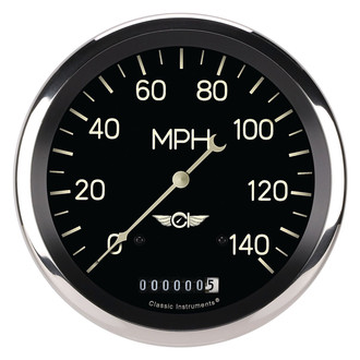 Classic Instruments® - Classic Series 4-5/8" Speedometer, 140 MPH