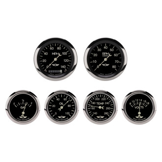 Classic Instruments® - Classic Series 3-3/8" Custom 6-Gauge Set