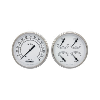 Classic Instruments® - Classic White Series Custom Gauge Set