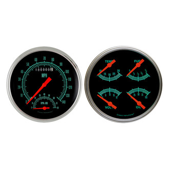 Classic Instruments® - G-Stock Series 4-5/8" Direct Fit 2-Gauge Set, 140 MPH, 240-33