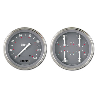 Classic Instruments® - SG Series 4-5/8" Speedometer and Quad Direct Fit Gauge Set, 140 MPH, 240-33