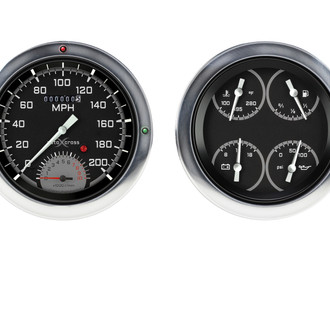 Classic Instruments® - AutoCross Gray Series Custom Gauge Set