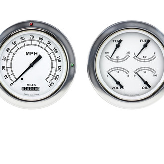 Classic Instruments® - Classic White Series 5" Custom Gauge Set