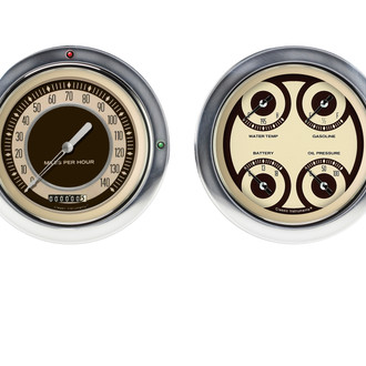 Classic Instruments® - Nostalgia VT Series Custom Gauge Set
